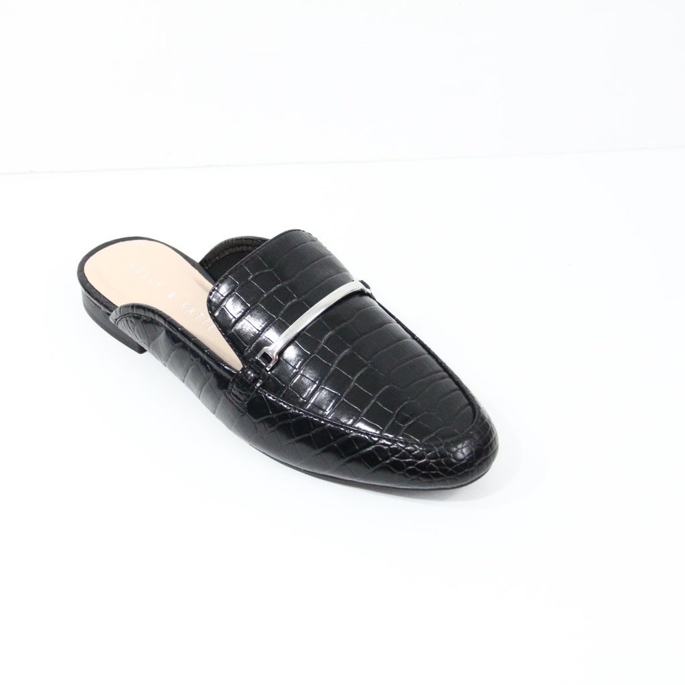 Kelly & Katie Oana Mules sz 7.5 NEW Women Faux Leather Slip on Flat